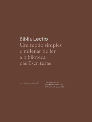cover image of Bíblia Lectio, Nova Versão Internacional (NVI), tecido sobre capa dura